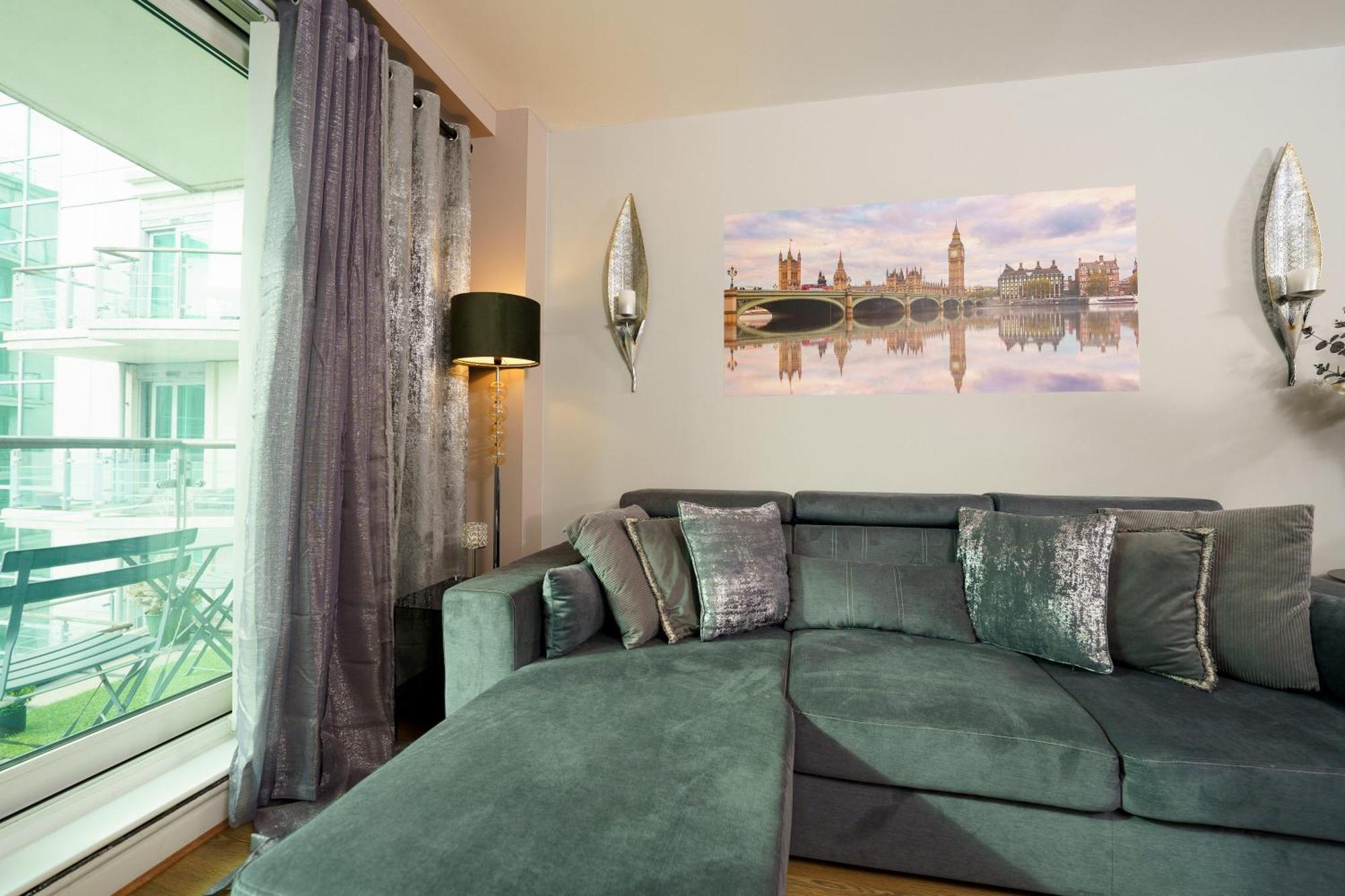 St George Wharf Daire Londra Dış mekan fotoğraf